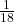 \frac1{18}