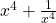 x^4+\frac1{x^4}