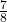\frac{7}{8}
