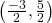 \left( \frac { -3 }{ 2 } ,\frac { 5 }{ 2 } \right)