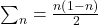 {\textstyle\sum_n}=\frac{n\left(1-n\right)}2