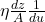 \eta\frac{dz}A\frac1{du}