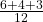 \frac{6+4+3}{12}