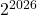 2^{2026}