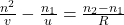 \frac{n^2}v-\frac{n_1}u=\frac{n_2-n_1}R