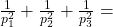 \frac{1}{p_1^2} + \frac{1}{p_2^2} + \frac{1}{p_3^2} =
