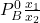 P_B^0 \frac{x_1}{x_2}