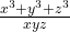 \frac{x^3+y^3+z^3}{xyz}