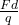 \frac{F × d}{q}