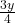 \frac{3y}4