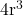 4\mathrm{&pi;r}^3